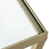 DRW Set mit 3 Beistelltischen aus Metall und Glas in Gold, 33 x 33 x 70 cm Bild 2