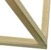 DRW Set mit 3 Beistelltischen aus Metall und Glas in Gold, 33 x 33 x 70 cm Bild 4
