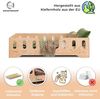 smartwood TILA 2 Kinderbett 90x180 mit Rausfallschutz und Lattenrost - Bodenbett Kinder Naturholz - Montessori Bett mit glatten Kanten - Betten für schnelle Montage - Bis zu 95 kg Bild 3