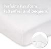 Julius Zöllner Jersey Doppelpack Spanntücher 50/100, weiß Bild 5