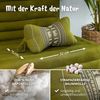 livasia Nackenstützkissen Knochenkissen, vegan und handgefertigt, Ø 15x32 cm, Kapok Bild 4
