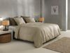Zo! Home Cotton Bettwäsche 135x200 cm Lino Tan brown sand camel meliert uni Bild 3