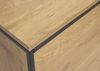 Sideboard >CESURA< in Eiche, schwarz, Melamin, Metall - 155x80,6x45cm (BxHxT) Bild 5