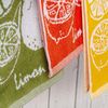 Kracht Küchen Textilien Limoncello|Frottier Küchentuch 50x50 cm gelb 3er Pack Bild 2