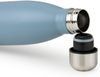 Blumtal Trinkflasche 500 ml Edelstahl - auslaufsichere Isolierflasche - BPA-freie Trinkflasche kalt & warm - doppelwandige Insulated Bottle - rostbeständige Isolierflasche Dove Grey - Grau-Blau Bild 3