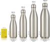 Blumtal Trinkflasche 500 ml Edelstahl - auslaufsichere Isolierflasche - BPA-freie Trinkflasche kalt & warm - doppelwandige Insulated Bottle - rostbeständige Isolierflasche Dove Grey - Grau-Blau Bild 4