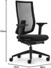 Sedus, se:do PRO Light 2, ergonomischer Bürostuhl, Netzmembran, dunkelblau, höhenverstellbar Bild 3