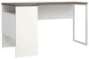 Dmora - Schreibtisch Patience, Mehrzweckschreibtisch, B?rotisch f?r PC, Eckschreibtisch, 145x81 h77 cm, Wei? Bild 5
