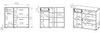 Schuhschrank Caro Schuhkommode 90x34x76 cm sonoma Eiche hell Bild 3