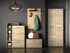 Schuhschrank Caro Schuhkommode 90x34x76 cm sonoma Eiche hell Bild 2