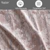 Buymax Bettwäsche, Renforce: 100% Baumwolle, 2 teilig, 135x200 cm Bettbezug Set mit Reißverschluss, Blätter, Weiß Hellgrün Bild 3