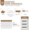 BooGardi PVC Sichtschutzstreifen · Sichtschutz Zaun 19 cm x 35 m Schiefer 3 Rollen · 450 g/m² · inkl. 30 Clips · Zaunblende für Doppelstabmattenzaun & Stabmattenzaun · Blickdicht & wetterfest Bild 5