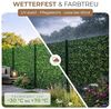 BooGardi PVC Sichtschutzstreifen · Sichtschutz Zaun 19 cm x 35 m Schiefer 3 Rollen · 450 g/m² · inkl. 30 Clips · Zaunblende für Doppelstabmattenzaun & Stabmattenzaun · Blickdicht & wetterfest Bild 3