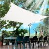 CelinaSun Sonnensegel inkl Befestigungsseile Premium HDPE wetterbeständig atmungsaktiv Quadrat 3x3 m Creme weiß Bild 2