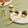 Karaca Besteck-Set Karaca Orion Shiny Gold 7-Teiliges Service Set Servicebesteck Set, 1 Personen Bild 5