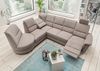 Ecksofa >Ludwigshafen< in 1214 Toro dunkelgrau, Mikrofaser - 236x113x275 (BxHxT) Bild 3