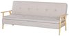 Schlafsofa Polsterbezug beige TJORN Bild 4