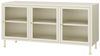 TV-Schrank Lindau Stahl 120x40x59 cm Cremeweiß [en. casa] Bild 5