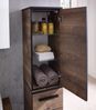 Pelipal Badezimmerschrank Quickset 374 in Eiche Ribbeck quer Nachbildung, 30 cm breit | Halbhoher Midischrank mit 2 Türen, 1 Schubkasten und 3 Einlegeböden Bild 2