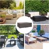 Perel Wetterfeste Schutzhülle XL für Garten Lounge Set, Polypropylen grau, 280 x 230 x 80 cm Bild 3