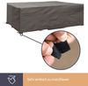 Perel Wetterfeste Schutzhülle XL für Garten Lounge Set, Polypropylen grau, 280 x 230 x 80 cm Bild 5