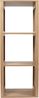 HOME DECO FACTORY - HD0242 – Modularer Ordner, 3 Fächer, 38,5 x 99 x 32 cm, Braun Bild 3