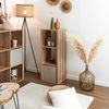 HOME DECO FACTORY - HD0242 – Modularer Ordner, 3 Fächer, 38,5 x 99 x 32 cm, Braun Bild 2
