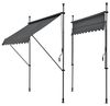Klemmmarkise 25 0x 118 x 205-300 cm Sonnenschutz ohne Bohren Grau Bild 2