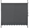 Klemmmarkise 25 0x 118 x 205-300 cm Sonnenschutz ohne Bohren Grau Bild 5
