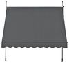 Klemmmarkise 25 0x 118 x 205-300 cm Sonnenschutz ohne Bohren Grau Bild 4