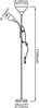 Brilliant Leuchten No. G98811-05 LED Deckenfluter Spari mit Lesearm silber weiß Bild 4