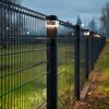 GreenBlue LED Gartenleuchte Solarmastleuchte für Zaun Outdoor geeignet, LED fest integriert, Warmweiß, solarbetriebene LED Gartenlampe für Garten und Zaun wetterfest Bild 5