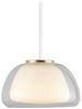 Nordlux JELLY Pendelleuchte klar, opal weiß E27 dimmbar 39x39x22,8cm Bild 2