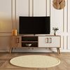 Dmora TV-Schrank Tiaki 150 x 34 x 52 cm, Braun, 1 Regal, 4 Fächer Bild 5