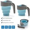 reer MyHappyBath Cup - Haarwaschbecher, Ermöglicht dir das Haarewaschen deines Babys ohne tränen, Flexibler Becher zum einklappen und griff entfernung - optimal für Reisen durch großer Platzersparniss Bild 3