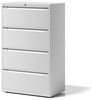Hängeregistraturschrank Essentials, 4 Hängeregistratur à H 304 mm, Farbe verkehrsweiß Bild 1