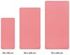 Laleni Premium Spannbettlaken 60 x 120 x 15 cm Babybett 2er Set | Oeko-TEX zertifiziertes Bettlaken 60x120 Kinderbett | Kinderbettwäsche 60x120 100% Baumwolle | Spannbettlaken 60x120 cm Baby in Koralle Bild 2