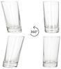 MamboCat Longdrinkglas 6x Pisa Longdrinkgläser 270ml Trink-Glas Cocktail Saft Wasser schräg, Glas Bild 4