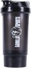 GORILLA SPORTS Trinkflasche Protein Shaker mit Pulverfach 500 ml Bild 2