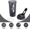 GORILLA SPORTS Trinkflasche Protein Shaker mit Pulverfach 500 ml Bild 5