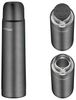 THERMOcafé by THERMOS Thermosflasche Edelstahl Everyday, Isolierflasche 4058. 234. 075 auslaufsicher, Thermoskanne mit Becher hält 12 Stunden heiß, 24 Stunden kalt, BPA-Free, 0,7 Liter, Cool Grey Bild 2