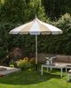 Sonnenschirm ⌀ 245 cm beige weiß MINOA Bild 2