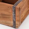Kisten-Set Bricks III 3-teilig Mahagoni Massivholz, 2 verschiedene Größen, Ziegelform naturfarben Bild 4
