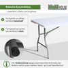 Klapptisch 180x75x74 cm Kunststoff / Stahl Gartentisch Esstisch Campingtisch Partytisch Buffettisch Bild 5