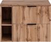 Vente-unique - ZEVARA Waschbeckenmöbel Holz, Platte Beige - B 46 cm x H 57 cm x L 80 cm Bild 3