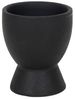 HIT Trading Eierbecher BRUNCH, Ø 6 cm, H 8 cm, Schwarz matt, (Set, 8-tlg), Steingut Bild 2
