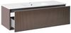 Wandmontierter Waschbeckenunterschrank mit Waschbecken MADIDI Braun Bild 4