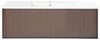 Wandmontierter Waschbeckenunterschrank mit Waschbecken MADIDI Braun Bild 5