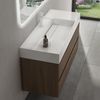 doporro Badmöbel-Set Badezimmermöbel Waschbecken Waschtisch Badezimmer-Schränk, Wasser abweisend, großer Stauraum Bild 4