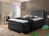 Möbel-Eins ISABELL Boxspringbett schwarz 90x200 cm, Härtegrad 2 Bild 3